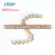 Cheapest Price Decorative Fashionable Metal Bag Parts Handbag Purse Chains Gold Chain Metal Chain For Bag Accessory