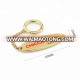 High End Handbag Hardware Custom Gold Metal Logo Tags Hanging On Bags